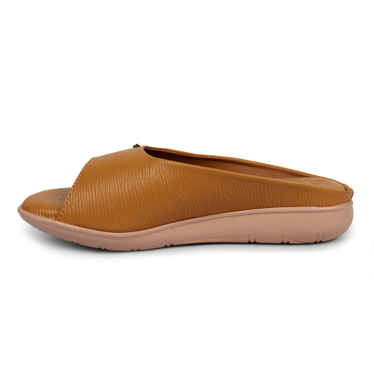 Classic Single Strap Fashion Slides - Mustard