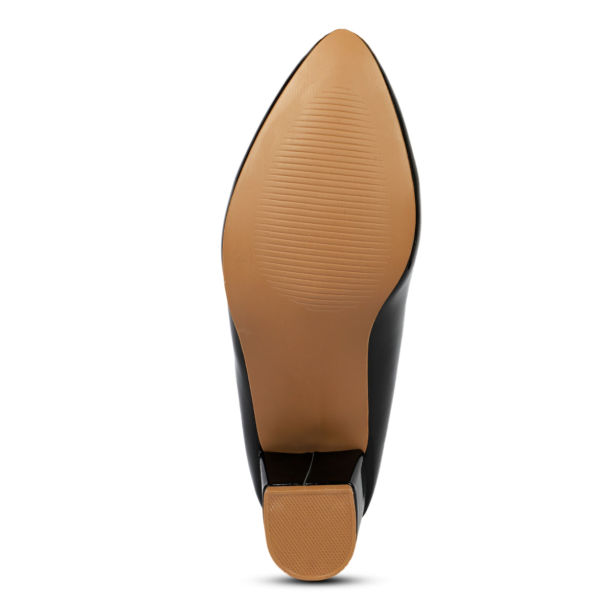 Classic Pointed Toe Low Heel Pumps - Black
