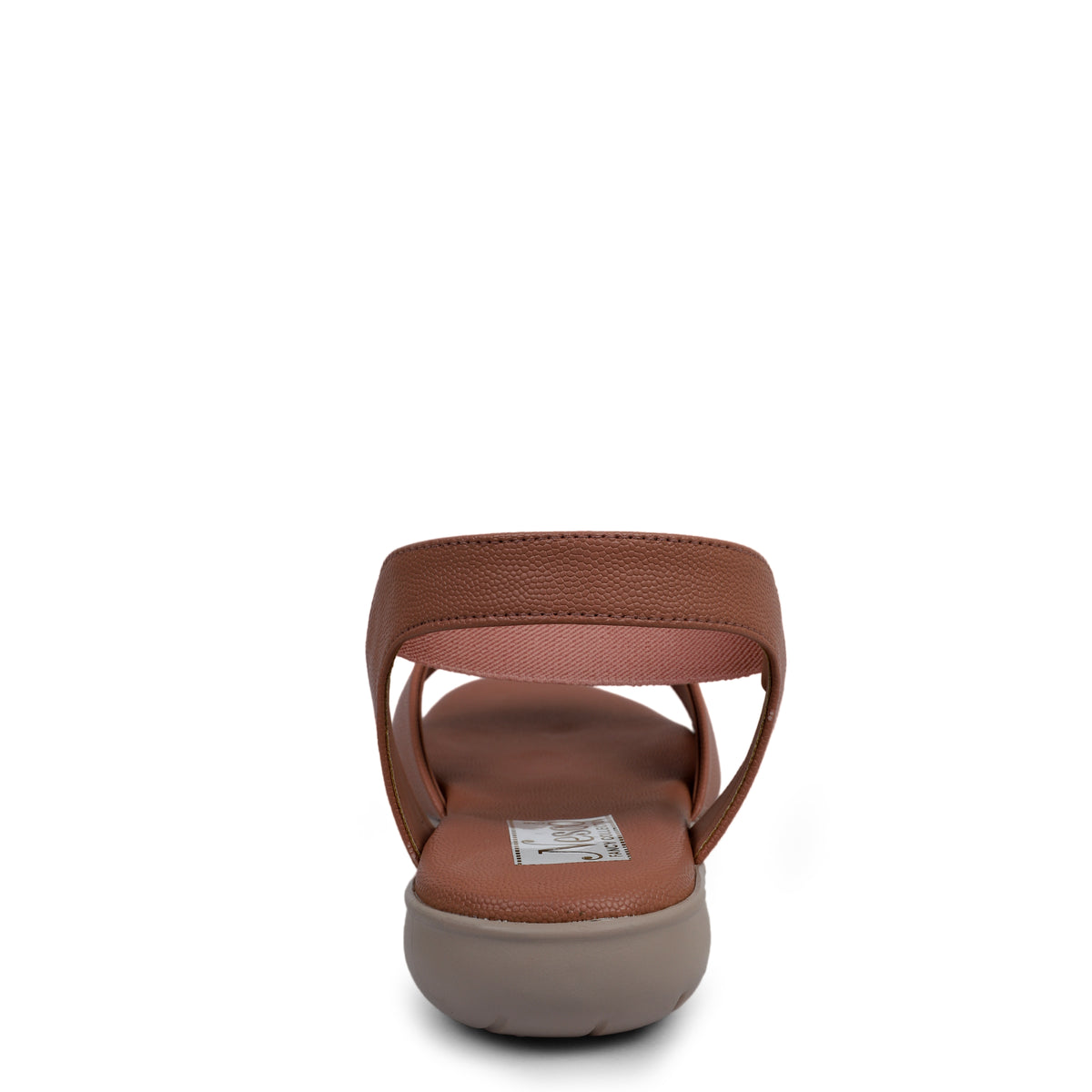 Butterfly Buckle Comfort Sandals - Peach