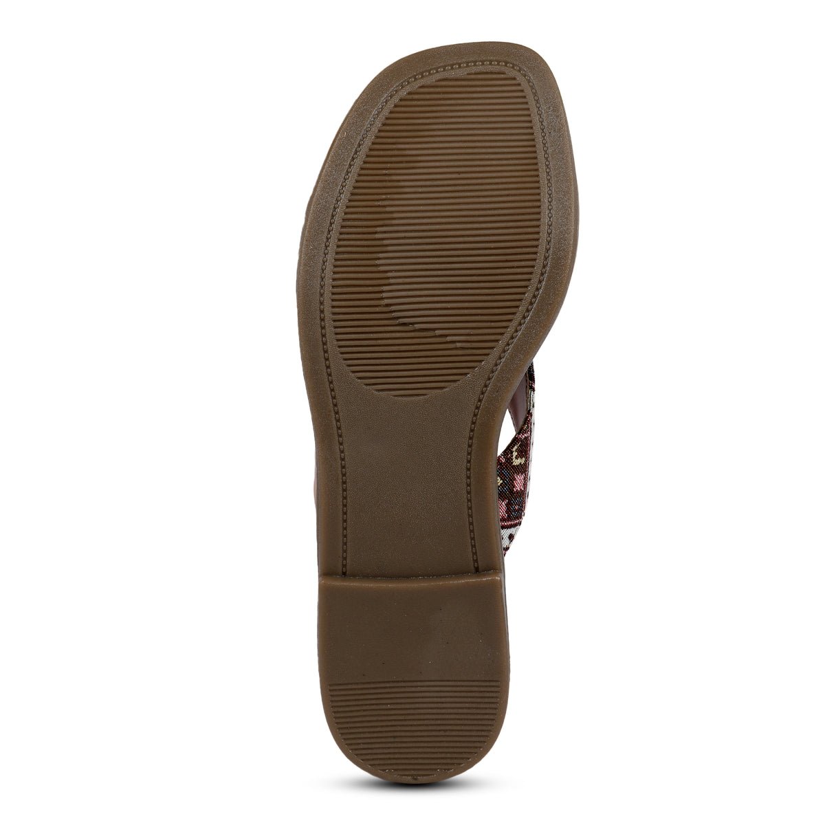 Geometric Pattern Criss-Cross Slides - Brown