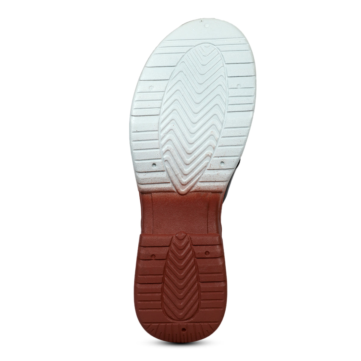 Tri-Color Platform Wedge Slides - Tan