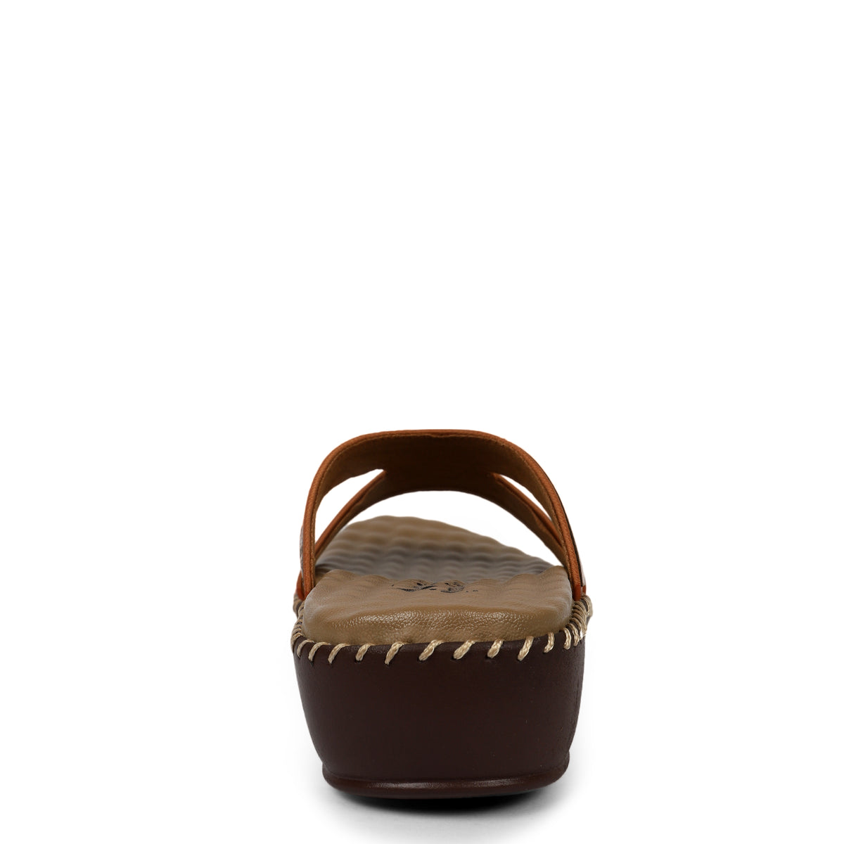 Multi-Strap Flat Sandals - Tan