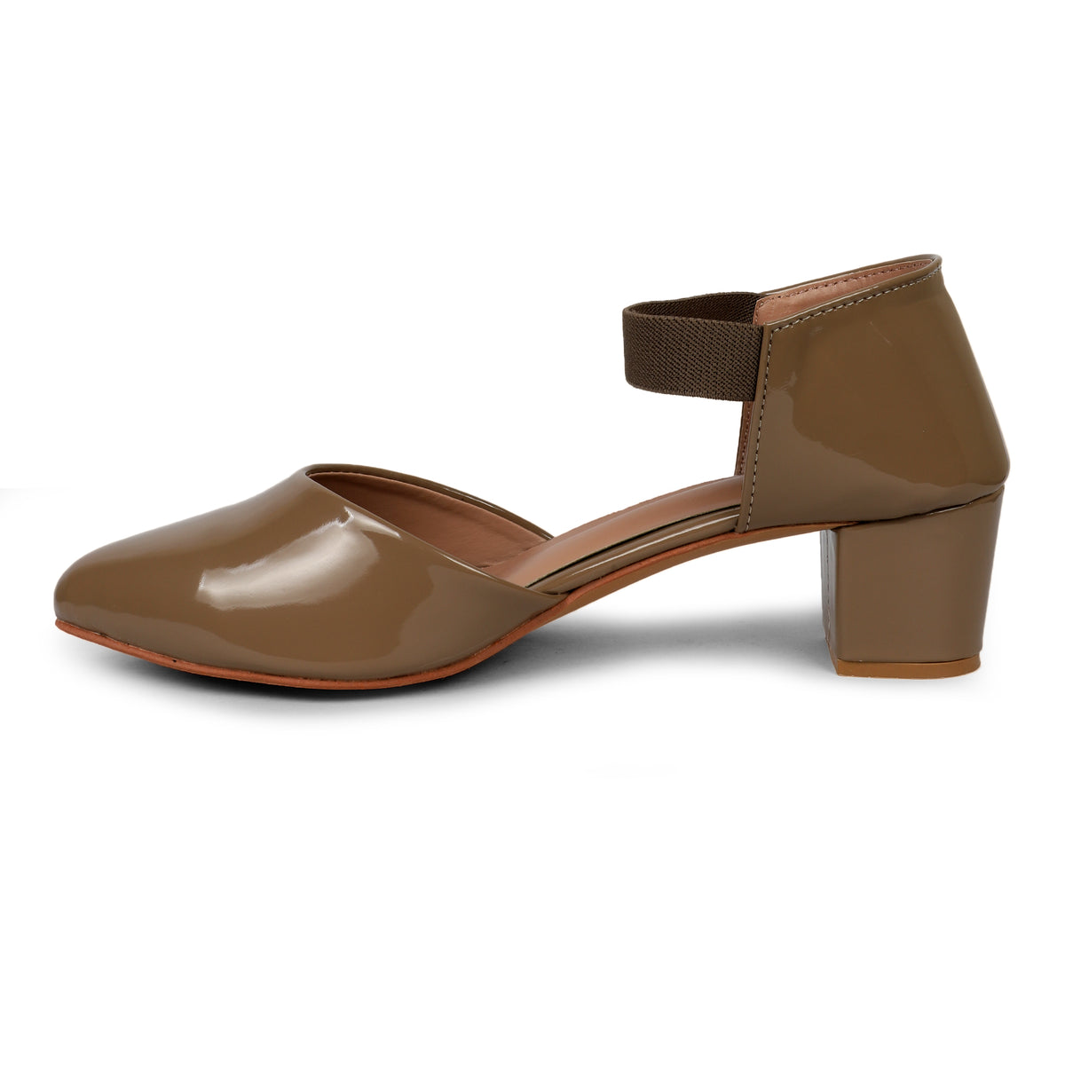 Minimalist Metallic Accent Thong Sandals - Tan