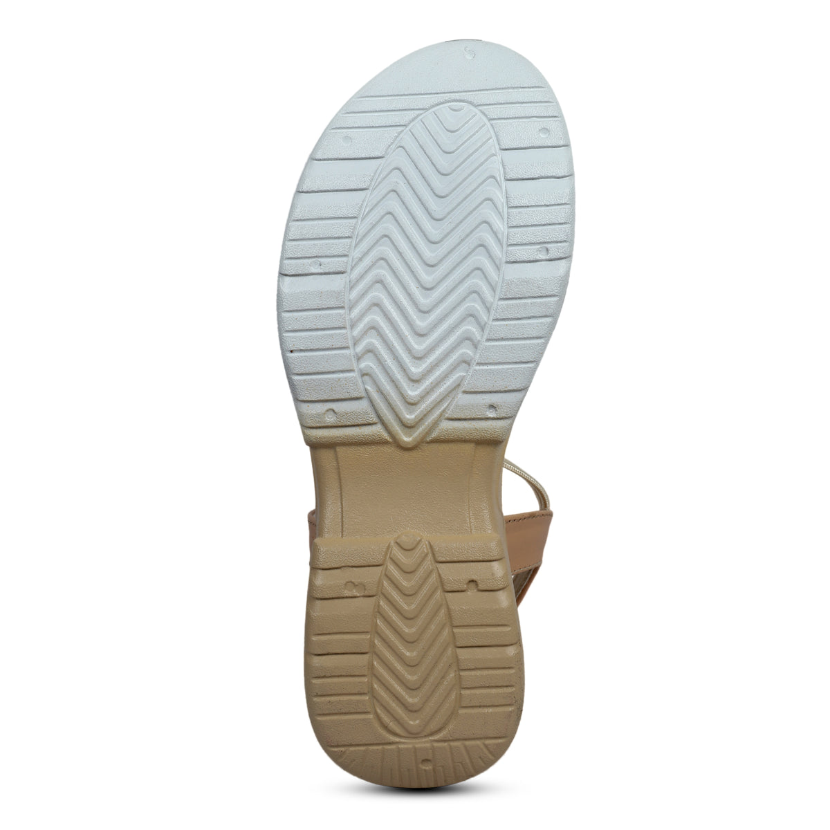 Rhinestone Skinny Strap Comfort Sandals - Beige