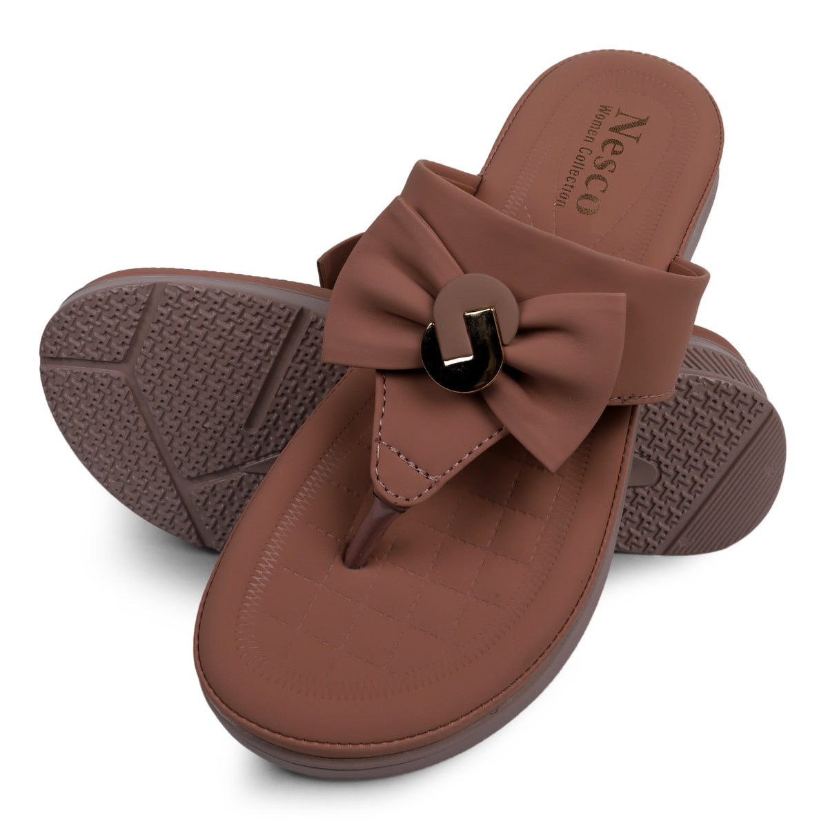 Chic Bow Accent Sandals