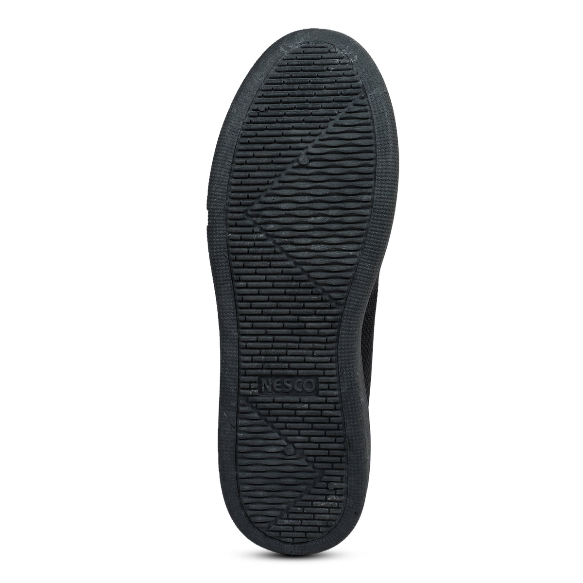 Slip-On Knitted Walking Sneakers - Black