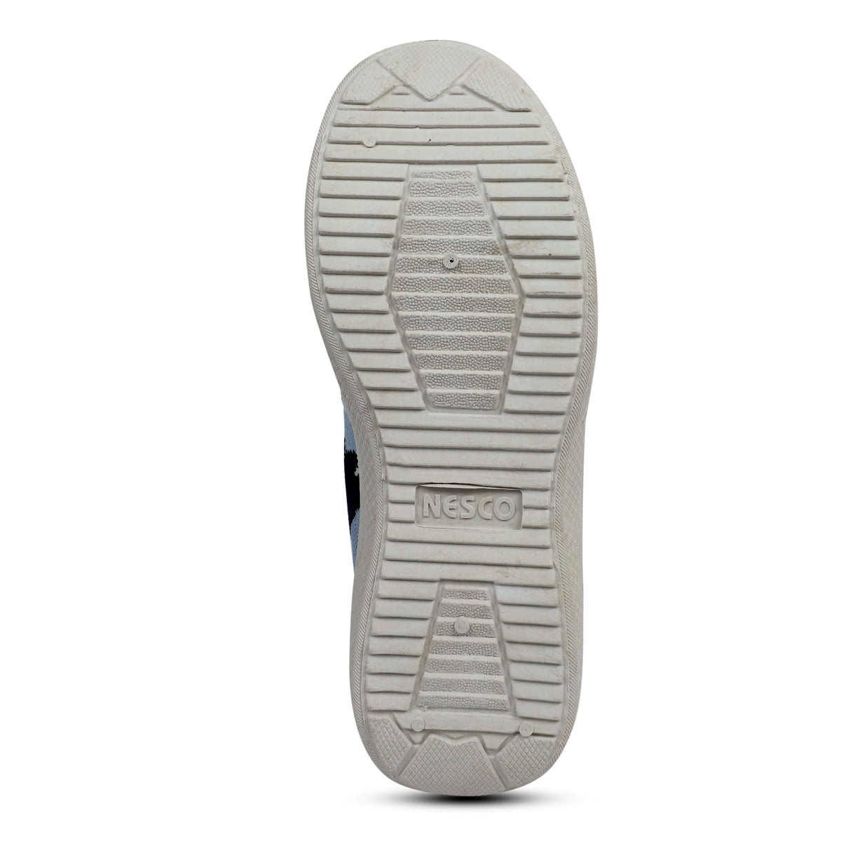 Patterned Slip-On Walking Sneakers - Light Blue