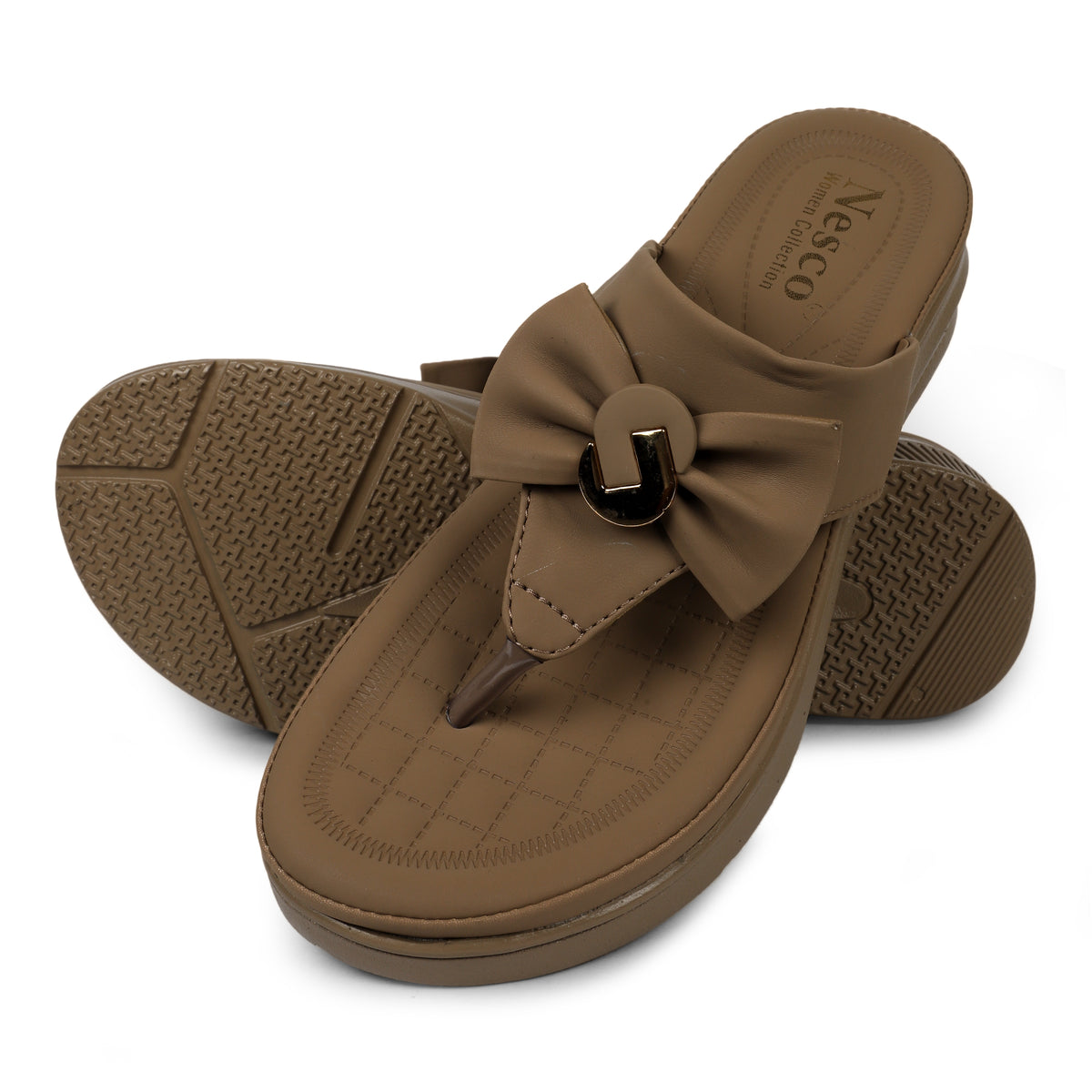 Chic Bow Accent Sandals