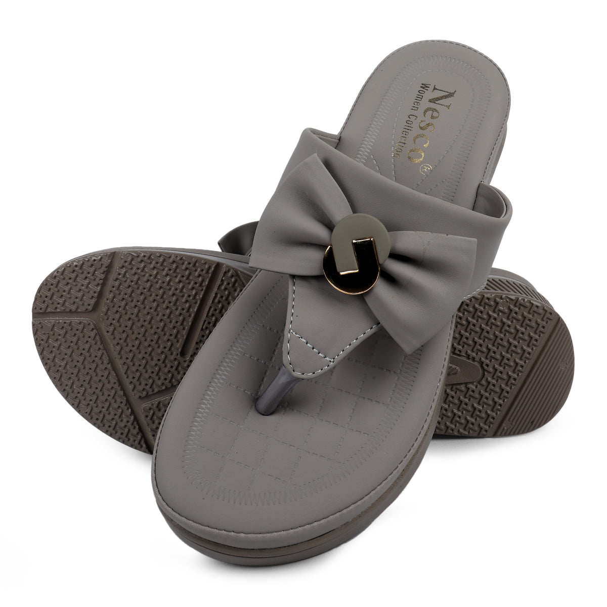Chic Bow Accent Sandals