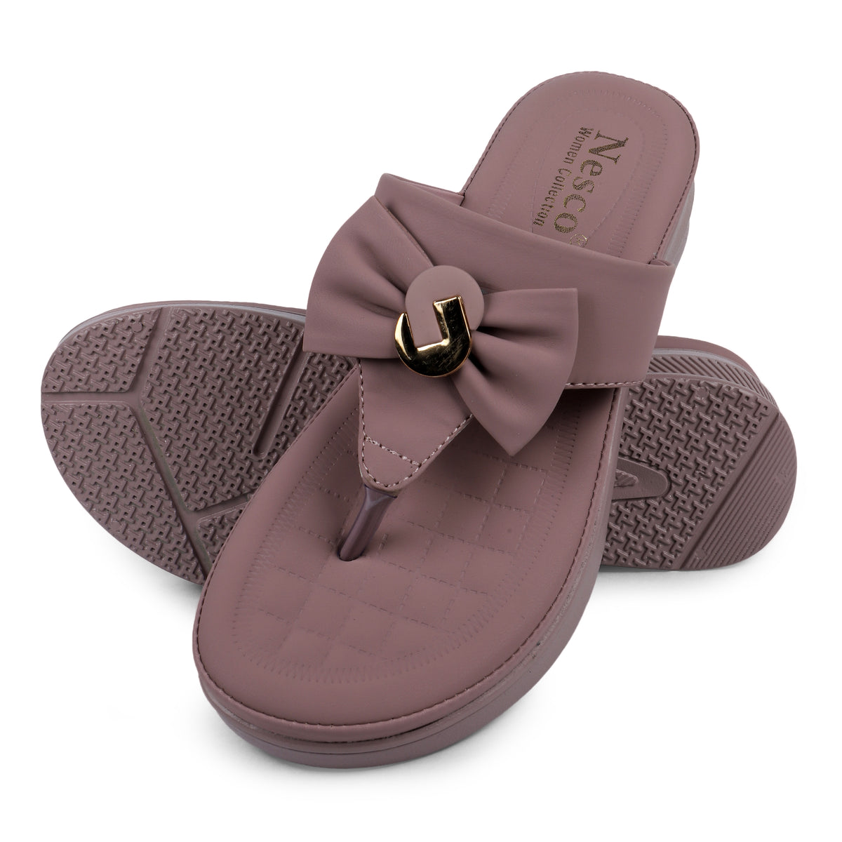 Chic Bow Accent Sandals