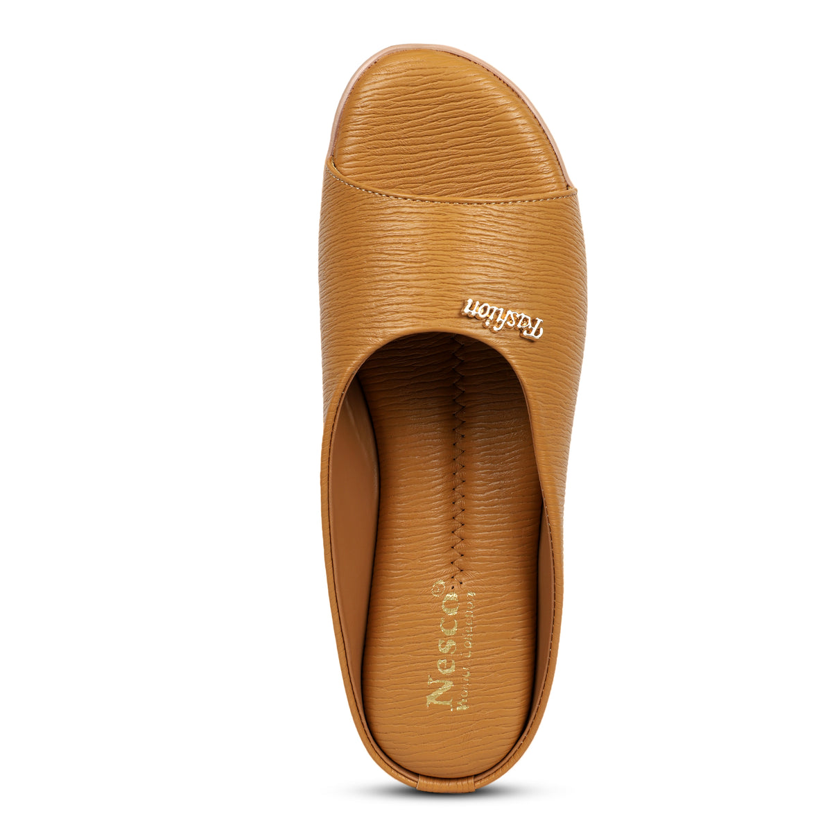 Classic Single Strap Fashion Slides - Mustard