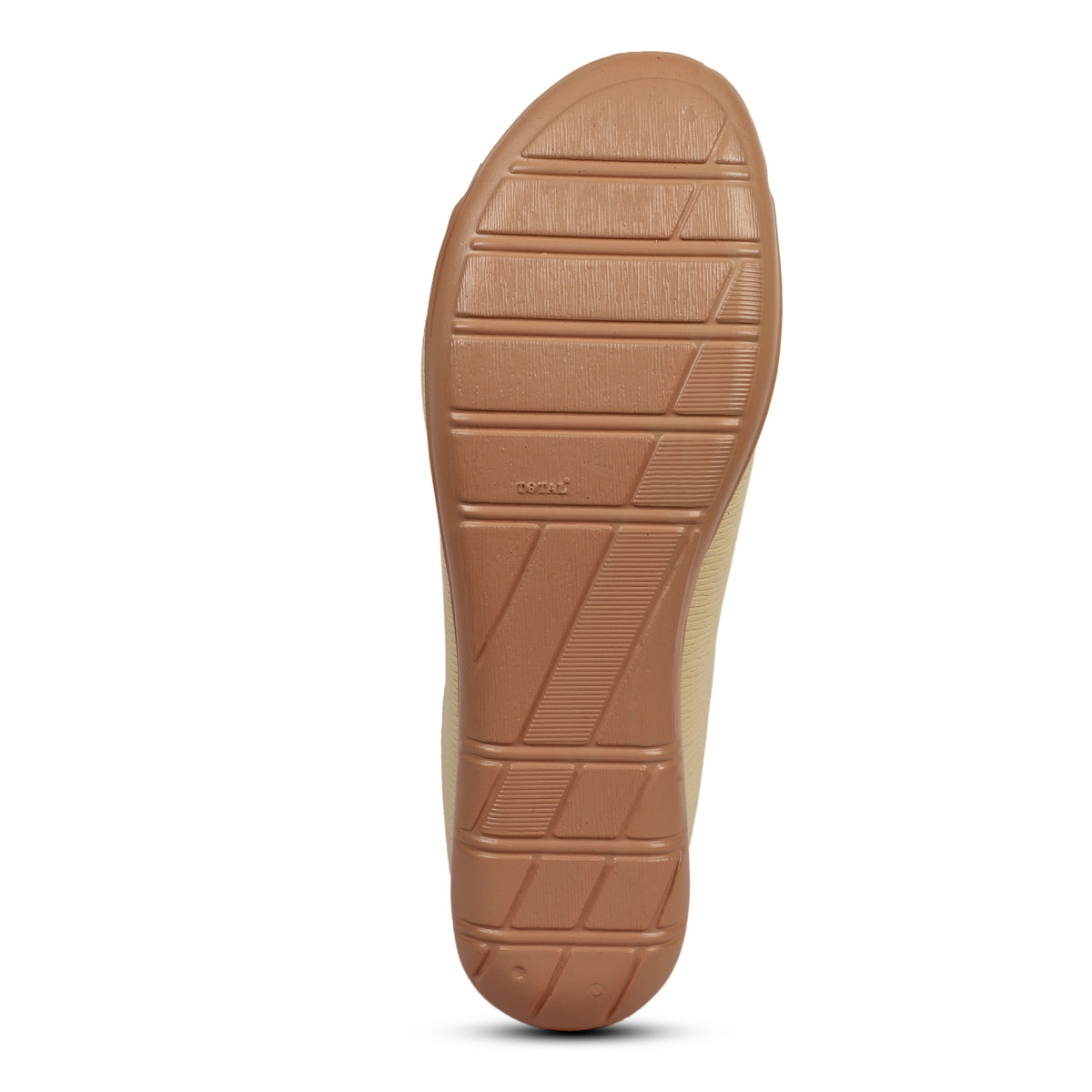 Classic Single Strap Fashion Slides - Beige