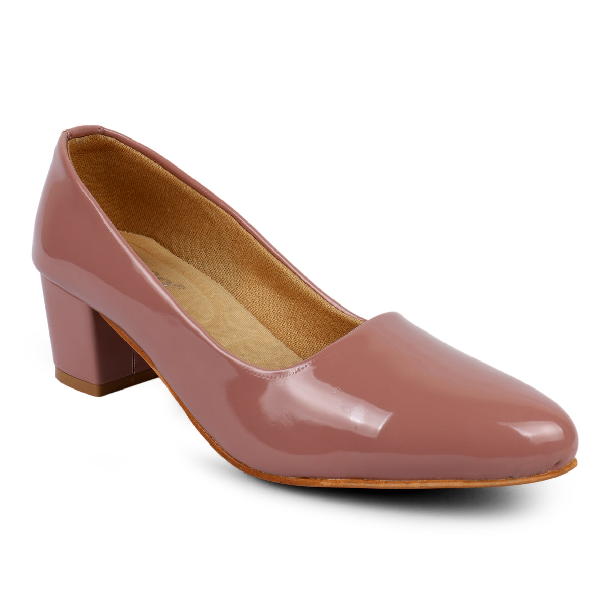 Classic Pointed Toe Low Heel Pumps - Pink