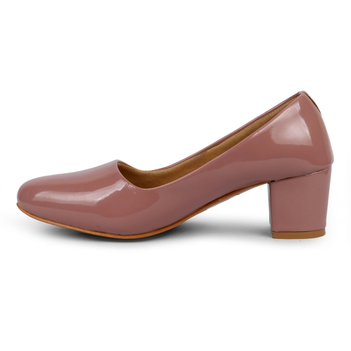 Classic Pointed Toe Low Heel Pumps - Pink