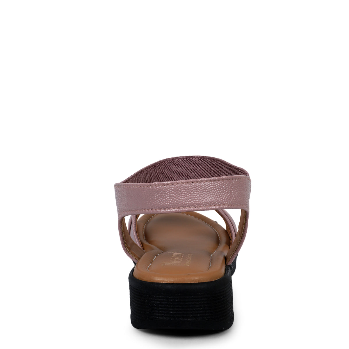 Elastic Back Strap Comfort Sandals - Pink