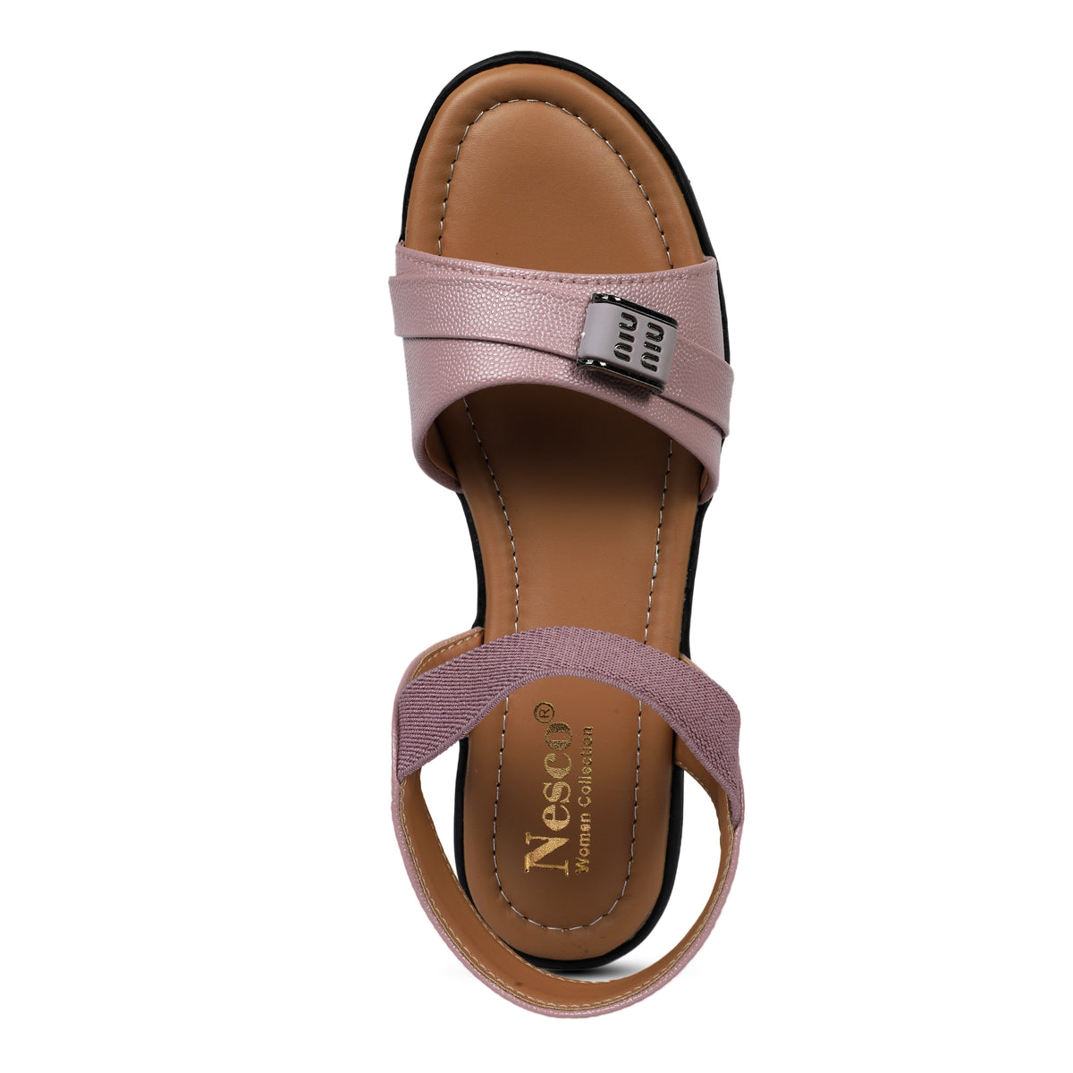 Elastic Back Strap Comfort Sandals - Pink