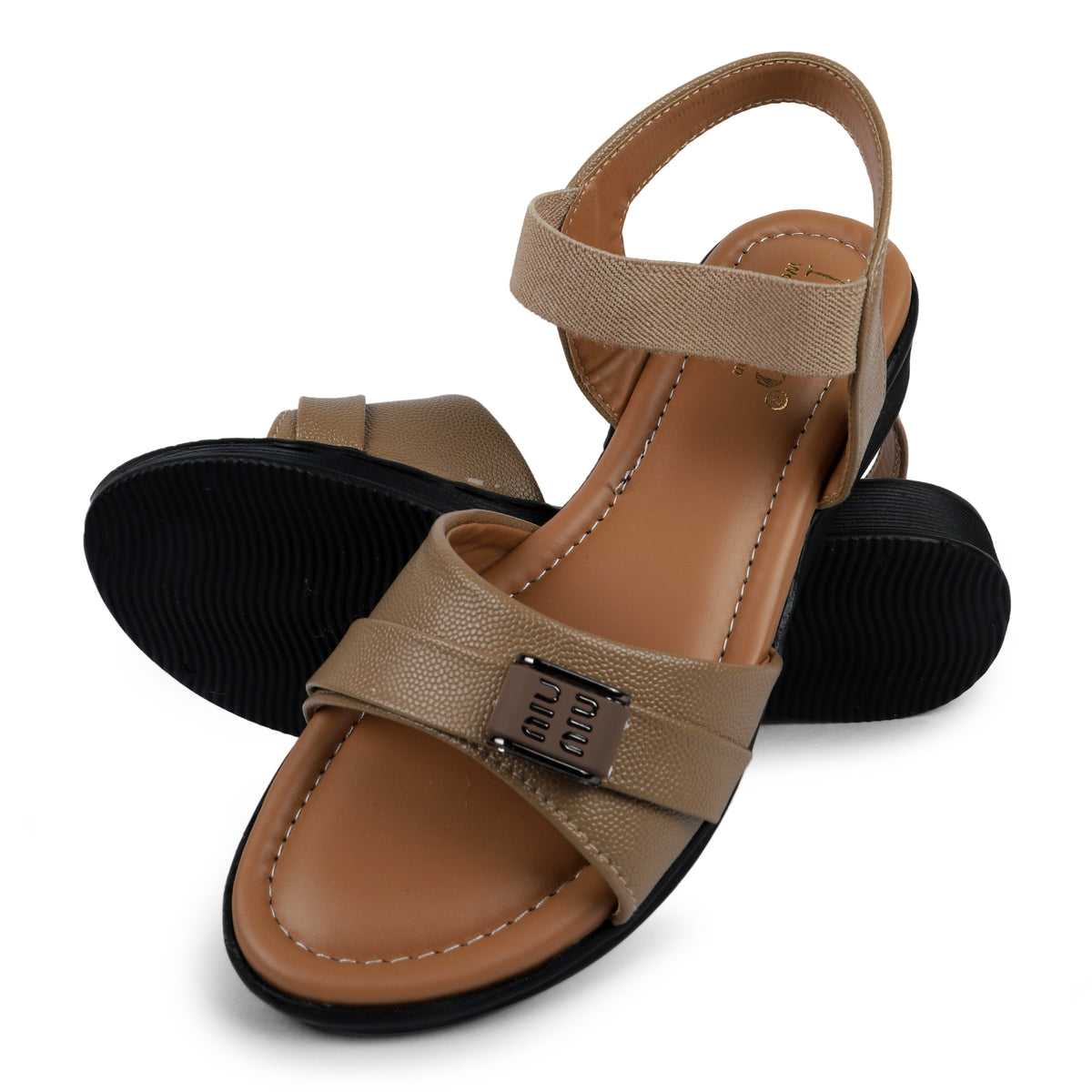 Elastic Back Strap Comfort Sandals