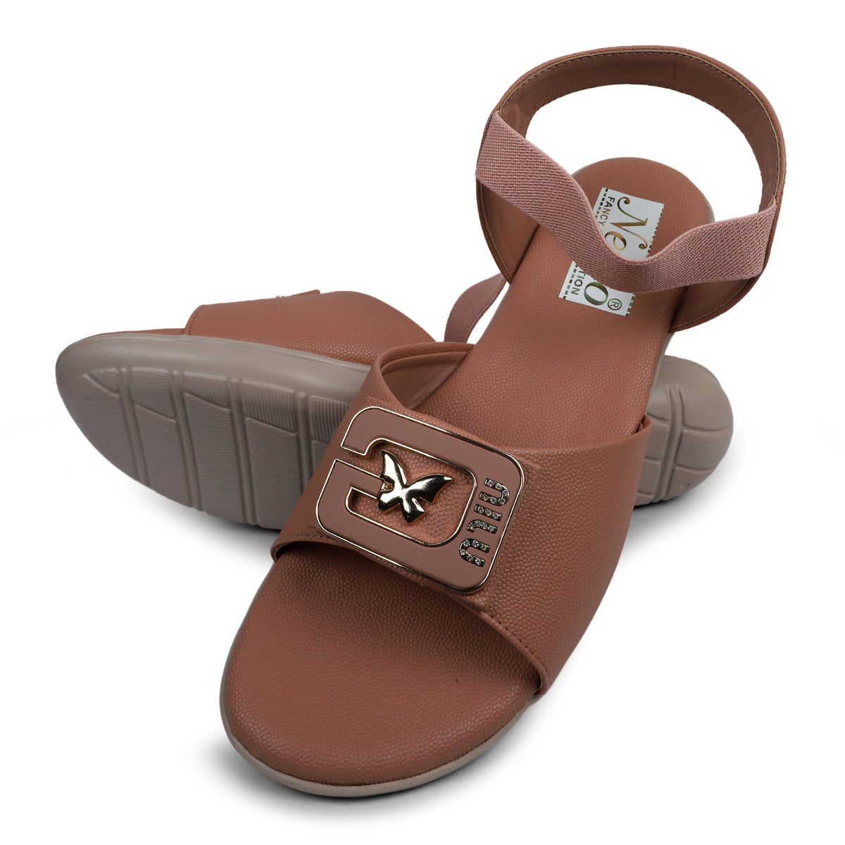 Butterfly Buckle Comfort Sandals