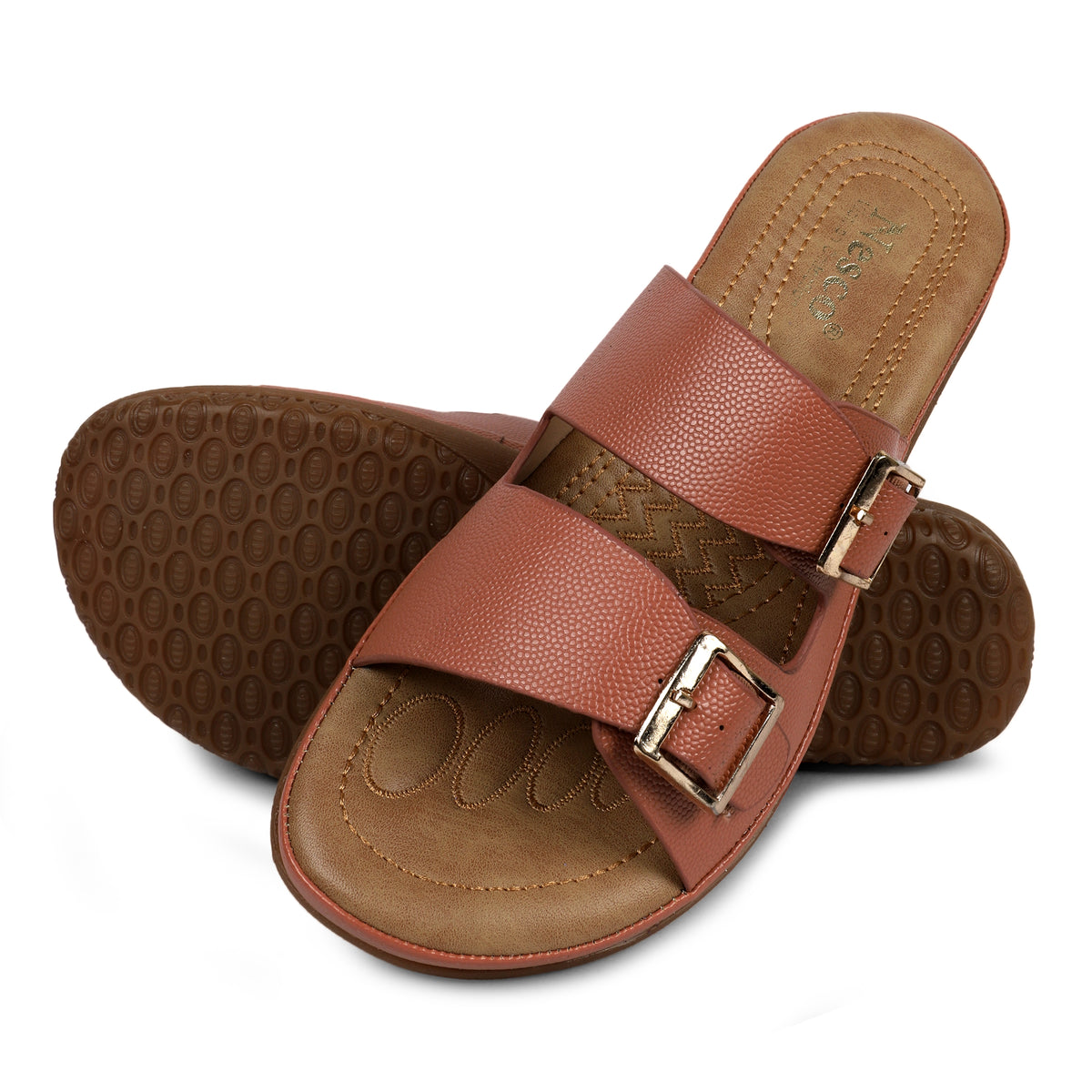 Double Buckle Comfort Slides