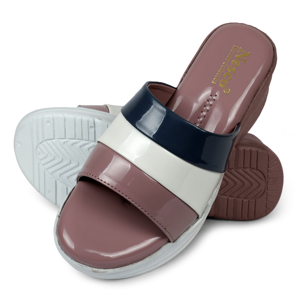 Tri-Color Platform Wedge Slides