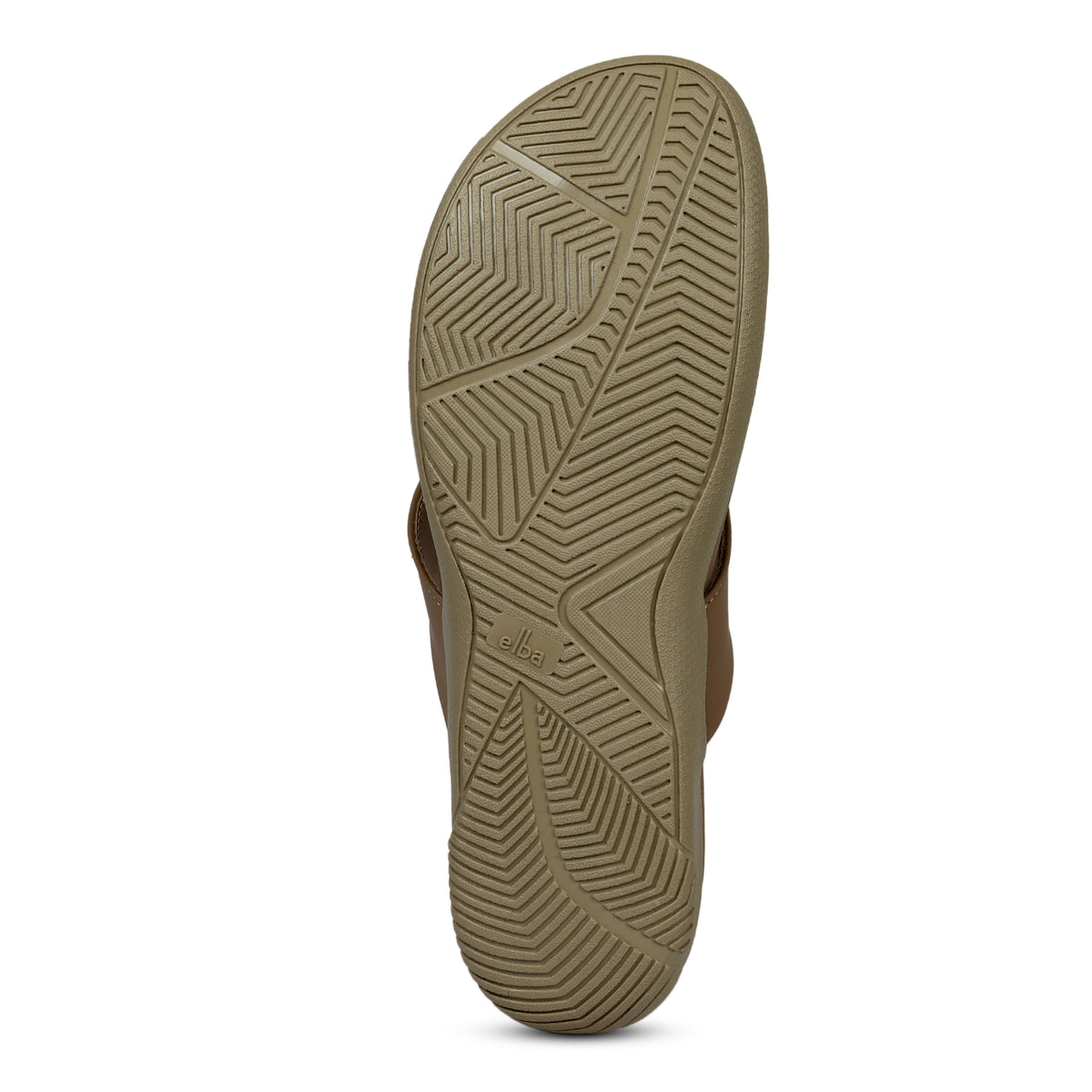 Butterfly Embellished Toe-Post Sandals - Brown