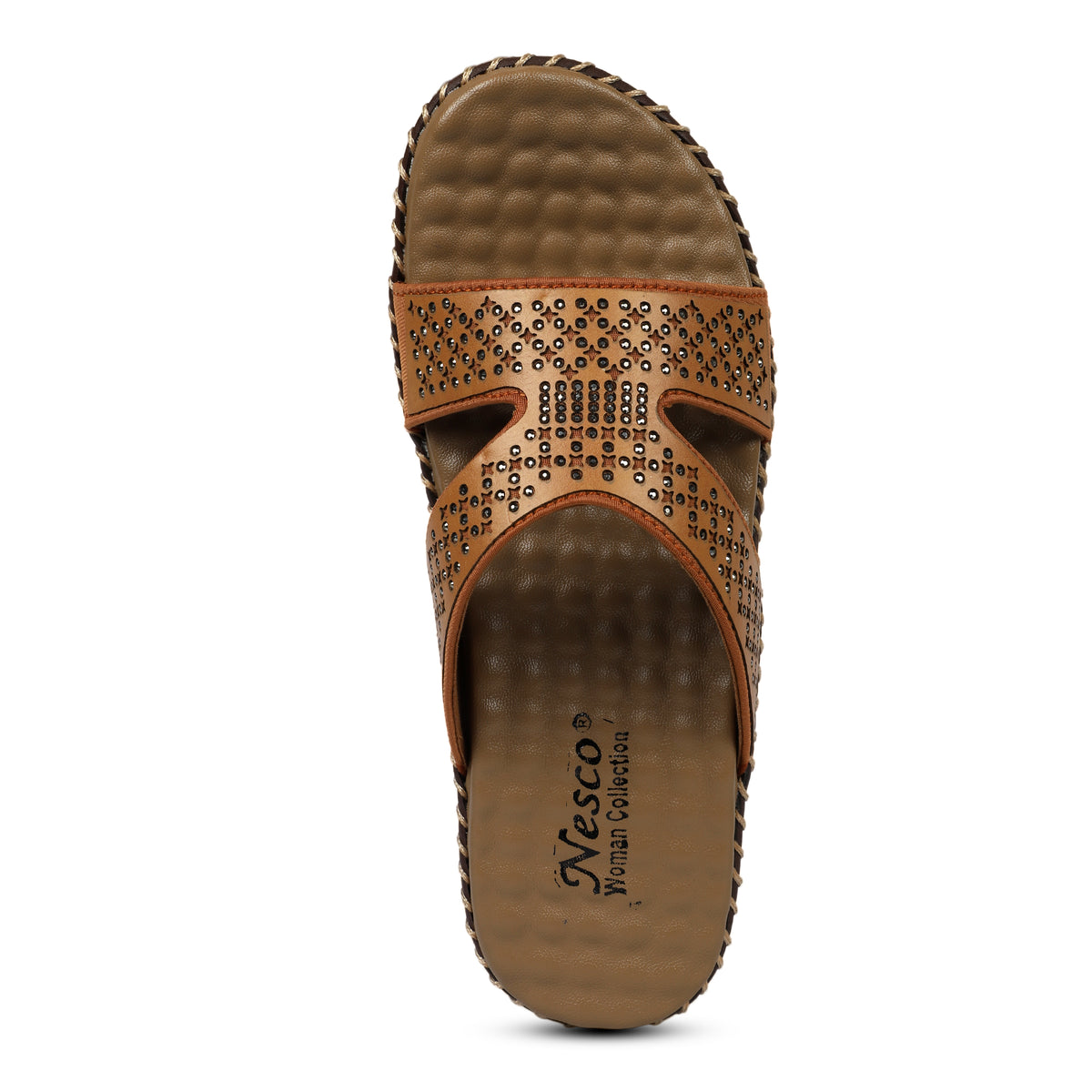 Multi-Strap Flat Sandals - Tan