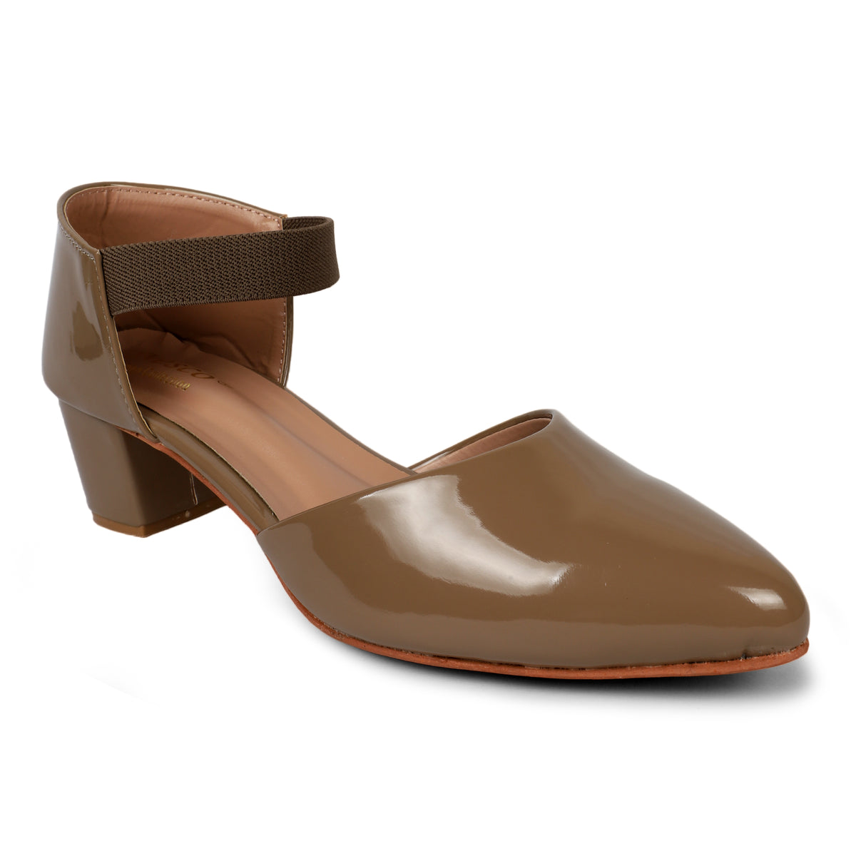 Minimalist Metallic Accent Thong Sandals - Tan