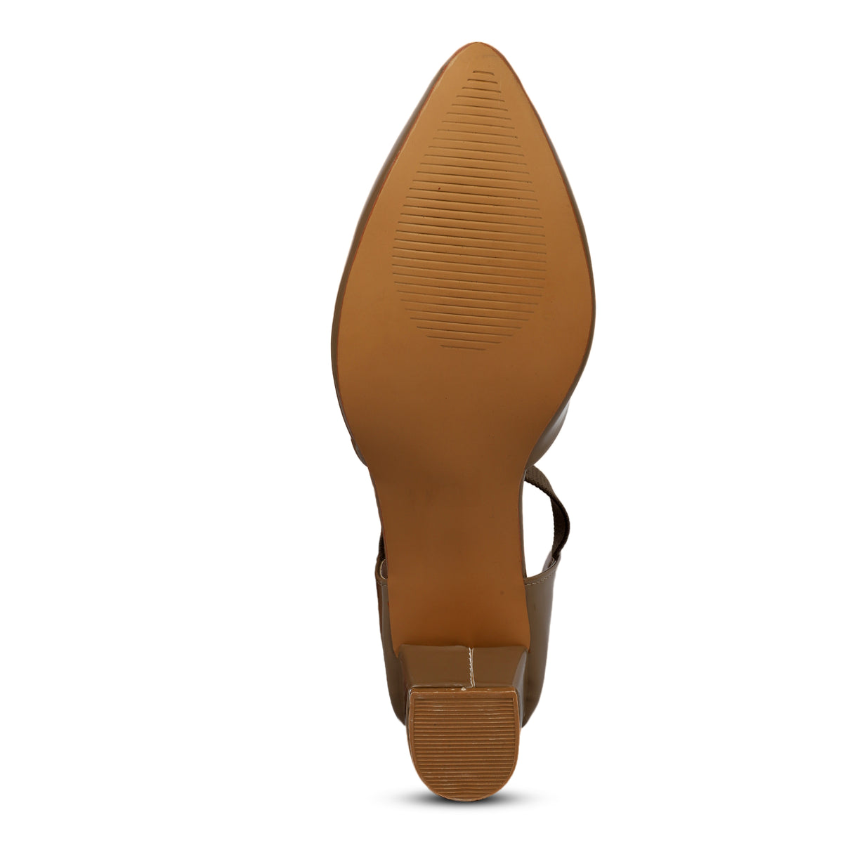 Minimalist Metallic Accent Thong Sandals - Tan