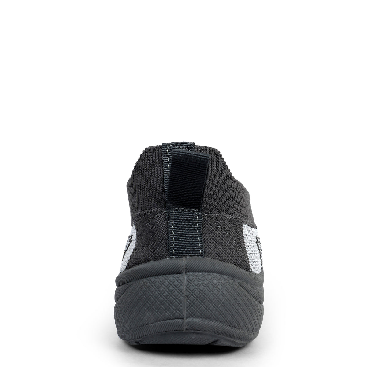 Flower Patterned Slip-On Walking Sneakers - Grey